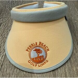 Vintage Women's Pebble Beach Golf Links Ahead Lites Visor Light Orange